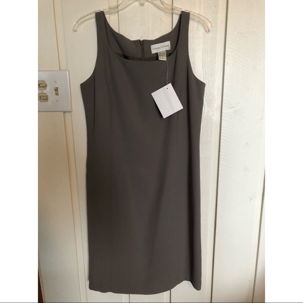 Casual Corner Straight Lined Formal Office Dress
